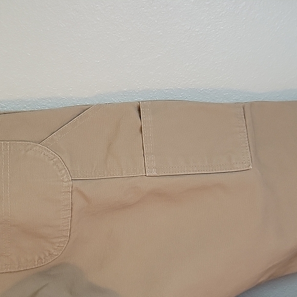 Dickies, Vtg, Men's Heavy-Duty Carpenter Pants, 38x32, Natural Canvas Khaki. - Picture 6 of 11